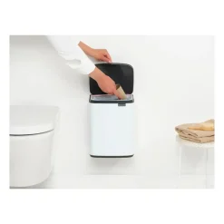Bo waste bin 7 L, White