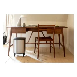 Bo waste bin high 12 L, Brushed steel - matte