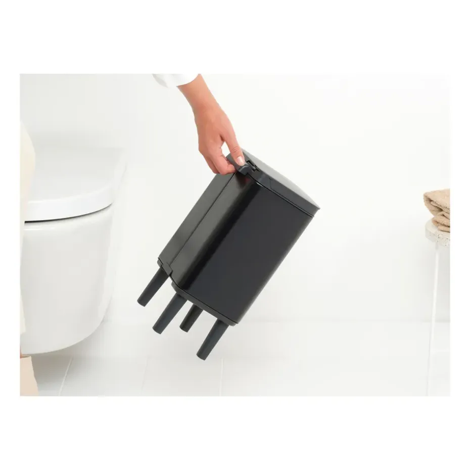 Bo waste bin high 4 L, Matte black