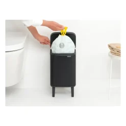 Bo waste bin high 4 L, Matte black