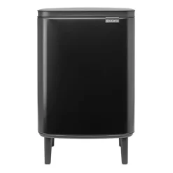 Bo waste bin high 12 L, Matte black