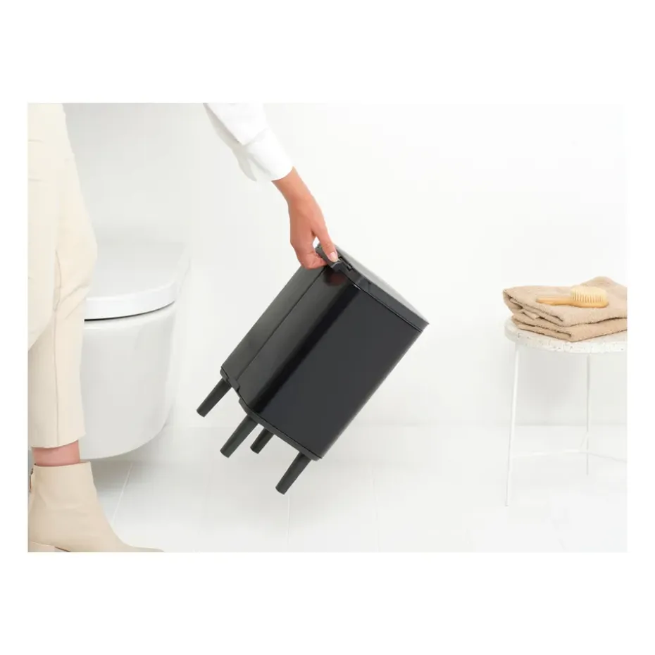 Bo waste bin high 7 L, Matte black
