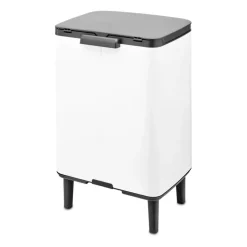 Bo waste bin high 12 L, White