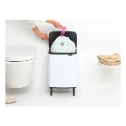 Bo waste bin high 12 L, White