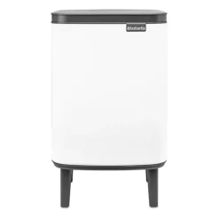 Bo waste bin high 7 L, White
