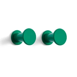 Bolt hook 2-pack Ø2.8 cm, Green