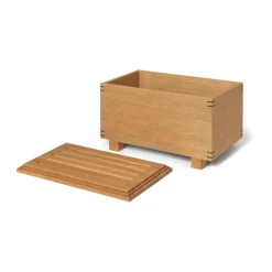 Bon wooden box 19x35 cm, Oiled oak