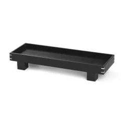 Bon wooden tray X small, black-stained oak