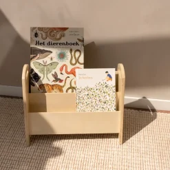 Book holder bookshelf for children, Birch