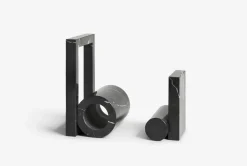 Booknd book support marble, Black