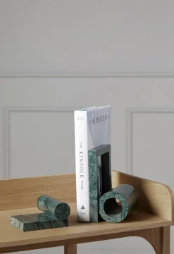 Booknd book support marble, Green