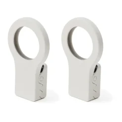 Bosign Loop clips for kitchen towel 2-pack, White