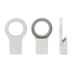 Bosign Loop clips for kitchen towel 2-pack, White