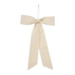 Bow decorative hanging large 30x45 cm, Natural