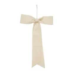 Bow decorative hanging large 30x45 cm, Natural