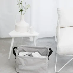 Brabantia foldable laundry basket, grey