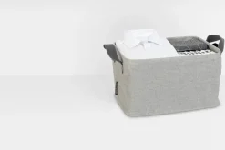 Brabantia foldable laundry basket, grey