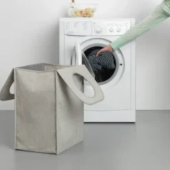 Brabantia laundry bag fabric rectangular 55 liters, light grey