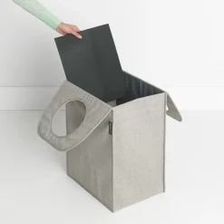 Brabantia laundry bag fabric rectangular 55 liters, light grey