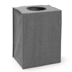 Brabantia laundry bag fabric rectangular 55 liters, dark grey