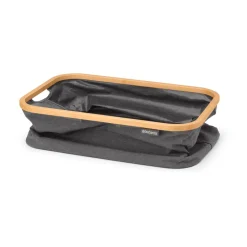 Brabantia laundry basket foldable 40 L, Pepper black