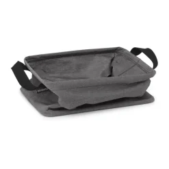 Brabantia laundry basket foldable 35 L, Pepper black