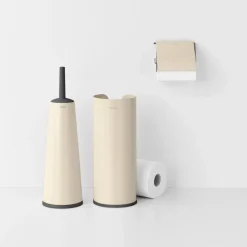 Brabantia ReNew bathroom accessories 3-pieces, Soft Beige