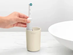 Brabantia ReNew toothbrush holder, Soft Beige