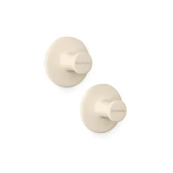 Brabantia ReNew towel hangers 2 pcs, Soft Beige