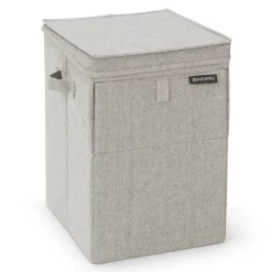 Brabantia stackable laundry basket 35 l., light grey