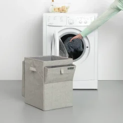 Brabantia stackable laundry basket 35 l., light grey