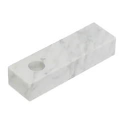 Brick candle holder, White