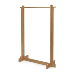 Bridge Clothes Rack clothes hanger, Oiled Oak