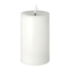 Bright Melt block candle 15 cm, White