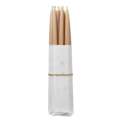 Broste Copenhagen dipped antique candles 10-pack, Walnut