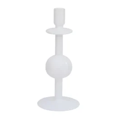 Bulb candle sticks 30 cm, White