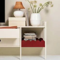 Bump tray 35x41 cm, Burgundy