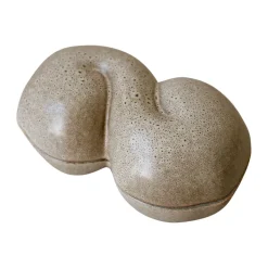 Bun bowl with lid 11x18 cm, Beige