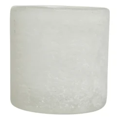 Bungenäs candle lantern Ø8 cm, White