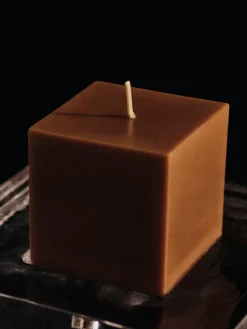 Burren block candle small, Bronze