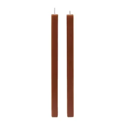 Burren taper candles 2-pack, Bronze