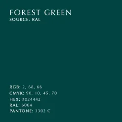 Butterflies hook medium, Forest green