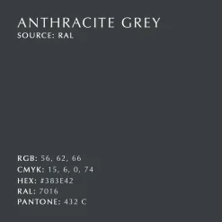 Butterflies hook mini, Anthracite grey
