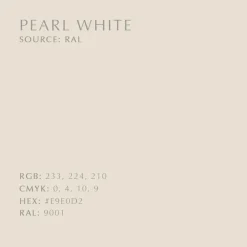 Butterflies hook mini, Pearl white