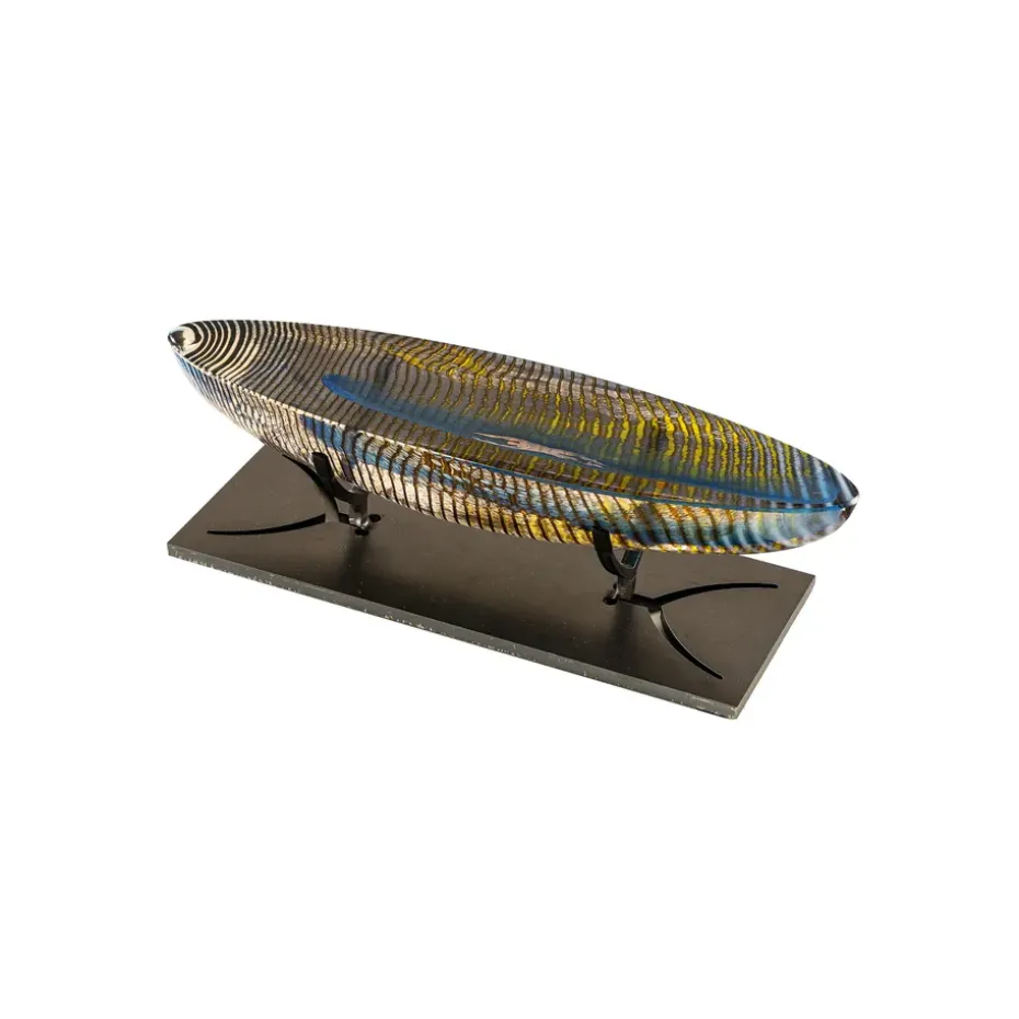 BV Caspar Boat Glass sculpture, clear