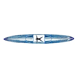 BV Drifter glass sculpture, blue