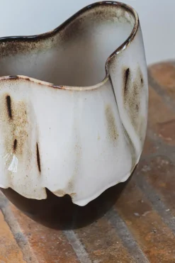 By Hand vase small 24.5 cm, Off-white