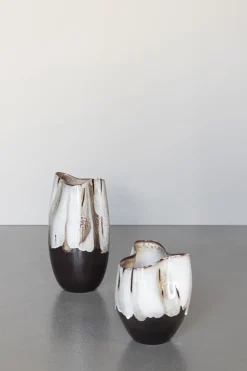 By Hand vase small 24.5 cm, Off-white