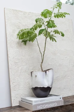 By Hand vase small 24.5 cm, Off-white