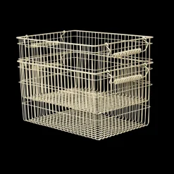 Cala stackable basket 2-pack, Cashmere